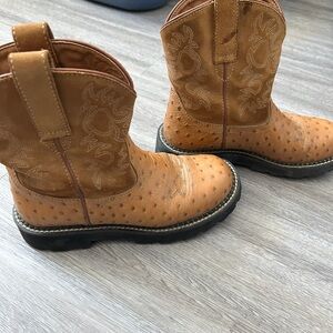 Ariat Tan Ankle Boots